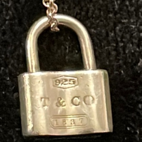 RARE! Tiffany AND CO LOCKET NECKLACE STATEMENT PIECE 💙 925 Sterling Silver - Picture 2 of 8